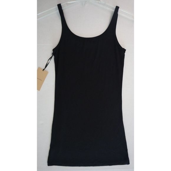 Halogen HA298903MI Women's Sz Small Black Long Layering Cami Tank Top - Picture 8 of 9